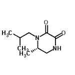 CAS 登录号：256663-79-3， (6S)-1-异丁基-6-甲基-2,3-哌嗪二酮