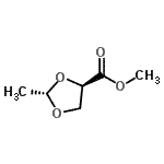 CAS#: 25687-55-2, Methyl (2S,4R)-2-Methyl-1,3-Dioxolane-4-Carboxylate