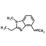 CAS 登录号：256927-85-2， 2-乙基-1-甲基-4-乙烯基-1H-苯并咪唑