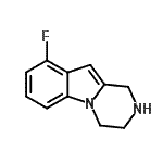CAS 登录号：256930-21-9， 9-氟-1,2,3,4-四氢吡嗪并[1,2-a]吲哚