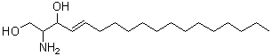 CAS 登录号：25695-95-8， (4E)-2-氨基-4-十八碳烯-1,3-二醇