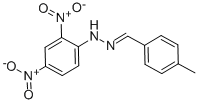 CAS#: 2571-00-8, N-[(4-Methylphenyl)Methylideneamino]-2,4-Dinitroaniline