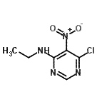 CAS 登录号：25710-24-1， 6-氯-N-乙基-5-硝基-4-嘧啶胺