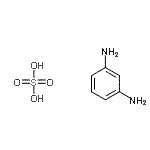CAS 登录号：25723-55-1， 1,3-苯二胺硫酸盐(1:1)