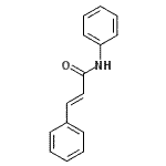 CAS 登录号：25775-89-7， (2E)-N,3-二苯基丙烯酰胺