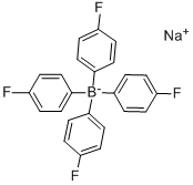 CAS 登录号:25776-12-9, 四(4-氟苯基)-硼酸钠(1:1)