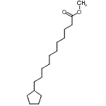 CAS 登录号：25779-85-5， 甲基11-环戊基十一烷酸酯