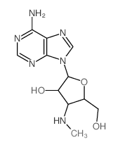 CAS 登录号：25787-43-3， 3'-脱氧-3'-(甲基氨基)腺苷