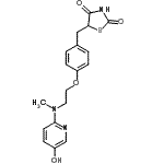 CAS#: 257883-22-0, 5-(4-{2-[(5-Hydroxy-2-Pyridinyl)(Methyl)Amino]Ethoxy}Benzyl)-1,3-Thiazolidine-2,4-Dione
