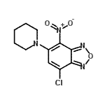CAS 登录号：257932-07-3， 7-氯-4-硝基-5-(1-哌啶基)-2,1,3-苯并恶二唑