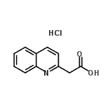 CAS 登录号：25888-68-0， 2-喹啉基乙酸盐酸盐(1:1)