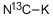 CAS#: 25909-68-6, Potassiumcyanide (K(13Cn))
