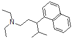 CAS 登录号:25913-49-9, N,N-二乙基-gamma-异丙基-1-萘-1-丙胺