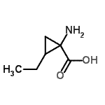 CAS 登录号：259254-47-2， 1-氨基-2-乙基环丙烷羧酸