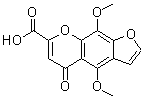 CAS 登录号：25944-28-9， 4,9-二甲氧基-5-氧代-5H-呋喃并[3,2-g]苯并吡喃-7-羧酸