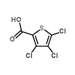 CAS 登录号：26020-48-4， 3,4,5-三氯-2-噻吩羧酸