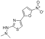 CAS 登录号:26049-69-4, 2-(2,2-二甲基肼基)-4-(5-硝基-2-呋喃基)噻唑