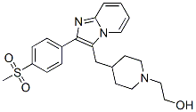 CAS#: 2609-67-8, 2-[4-[[2-(4-Methylsulfonylphenyl)Imidazo[3,2-a]Pyridin-3-Yl]Methyl]Piperazin-1-Yl]Ethanol