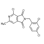 CAS 登录号：261363-78-4， 4-氯-2-(2,4-二氯苄基)-6-甲基-1H-吡咯并[3,4-c]吡啶-1,3(2H)-二酮