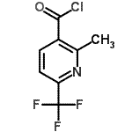 CAS 登录号：261363-79-5， 2-甲基-6-(三氟甲基)烟酰氯
