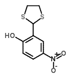 CAS 登录号：261704-15-8， 2-(1,3-二噻戊环-2-基)-4-硝基苯酚