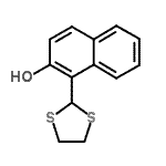 CAS 登录号：261704-36-3， 1-(1,3-二噻戊环-2-基)-2-萘酚