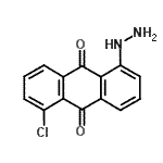 CAS 登录号：261962-07-6， 1-氯-5-肼基-9,10-蒽醌