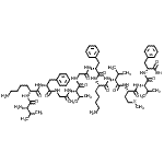 CAS#: 261969-04-4, L-Valyl-D-Lysyl-D-Phenylalanylglycyl-L-Valylglycyl-D-Phenylalanyl-L-Lysyl-D-Valyl-L-Methionyl-L-Valyl-D-Phenylalanine