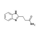 CAS 登录号：26209-49-4， 3-(1H-苯并咪唑-2-基)丙酰胺