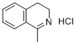 CAS 登录号：26210-39-9， 1-甲基-3,4-二氢异喹啉盐酸盐