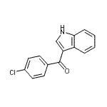 CAS 登录号：26211-77-8， (4-氯苯基)(1H-吲哚-3-基)甲酮