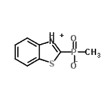 CAS 登录号：262603-85-0， 1,3-苯并噻唑-3-鎓-2-基(甲基)亚膦酸酯