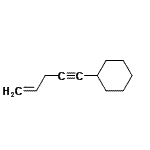 CAS 登录号：262606-27-9， 4-戊烯-1-炔-1-基环己烷