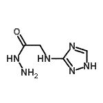 CAS 登录号：26275-48-9， 2-(1H-1,2,4-三唑-3-基氨基)乙酰肼