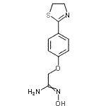 CAS#: 263015-85-6, 2-[4-(4,5-Dihydro-1,3-Thiazol-2-Yl)Phenoxy]-N'-Hydroxyethanimidamide