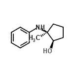CAS 登录号：263546-62-9， (1R,2S)-2-苯胺基-2-甲基环戊醇