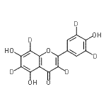 CAS#: 263711-74-6, 5,7-Dihydroxy-2-[4-Hydroxy(3,5-<Sup>2</Sup>H<Sub>2</Sub>)Phenyl](<Sup>2</Sup>H<Sub>3</Sub>)-4H-Chromen-4-One