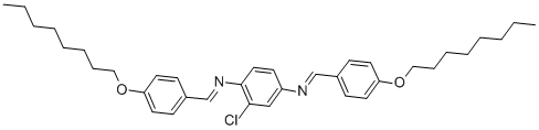 CAS#: 26456-28-0, 2-Chloro-N1,N4-Bis[[4-(Octyloxy)Phenyl]Methylene]-1,4-Benzenediamine