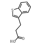 CAS 登录号：26461-80-3， 3-(1-苯并噻吩-3-基)丙酸