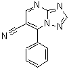 CAS 登录号：264927-73-3， 7-苯基[1,2,4]三唑并[1,5-a]嘧啶-6-甲腈