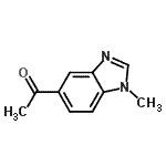 CAS 登录号：265107-91-3， 1-(1-甲基-1H-苯并咪唑-5-基)乙酮