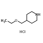 CAS 登录号：265108-38-1， 4-(乙氧基甲基)哌啶盐酸盐(1:1)