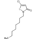 CAS 登录号：26530-24-5， 5-氯-2-辛基-1,2-噻唑-3(2H)-酮