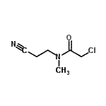 CAS 登录号：26530-30-3， 2-氯-N-(2-氰基乙基)-N-甲基乙酰胺