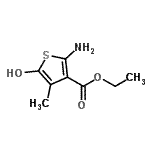 CAS 登录号：265650-14-4， 乙基2-氨基-5-羟基-4-甲基-3-噻吩羧酸酯