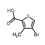 CAS 登录号：265652-39-9， 4-溴-3-甲基-2-噻吩羧酸
