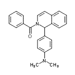 CAS 登录号：26580-48-3， {1-[4-(二甲基氨基)苯基]-2(1H)-异喹啉基}(苯基)甲酮