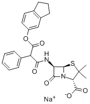 CAS#: 26605-69-6, Carbenicillin Indanyl Sodium