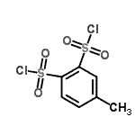 CAS 登录号：26627-38-3， 4-甲基-1,2-苯二磺酰基二氯化物