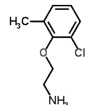CAS 登录号：26646-31-1， 2-(2-氯-6-甲基苯氧基)乙胺